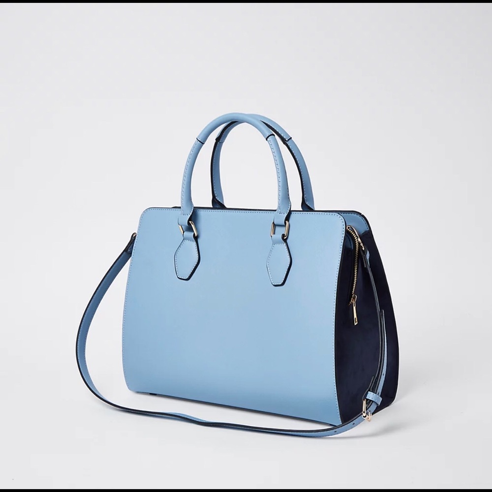 Riverisland Blue Bandana Print Tote - Picture 4 of 7